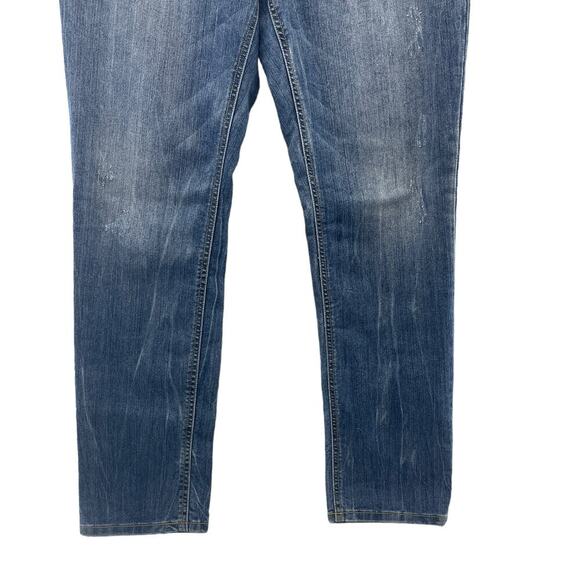 Allen B Schwartz Mid-Rise Straight Leg Jeans Blue Denim Women Size 16 Vintage - Picture 4 of 7